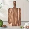 Tocator dreptunghiular din lemn de acacia de 41cm
